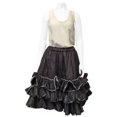 Comme des Garcons - Tech Twilled Tiered Skirt, Small, New!