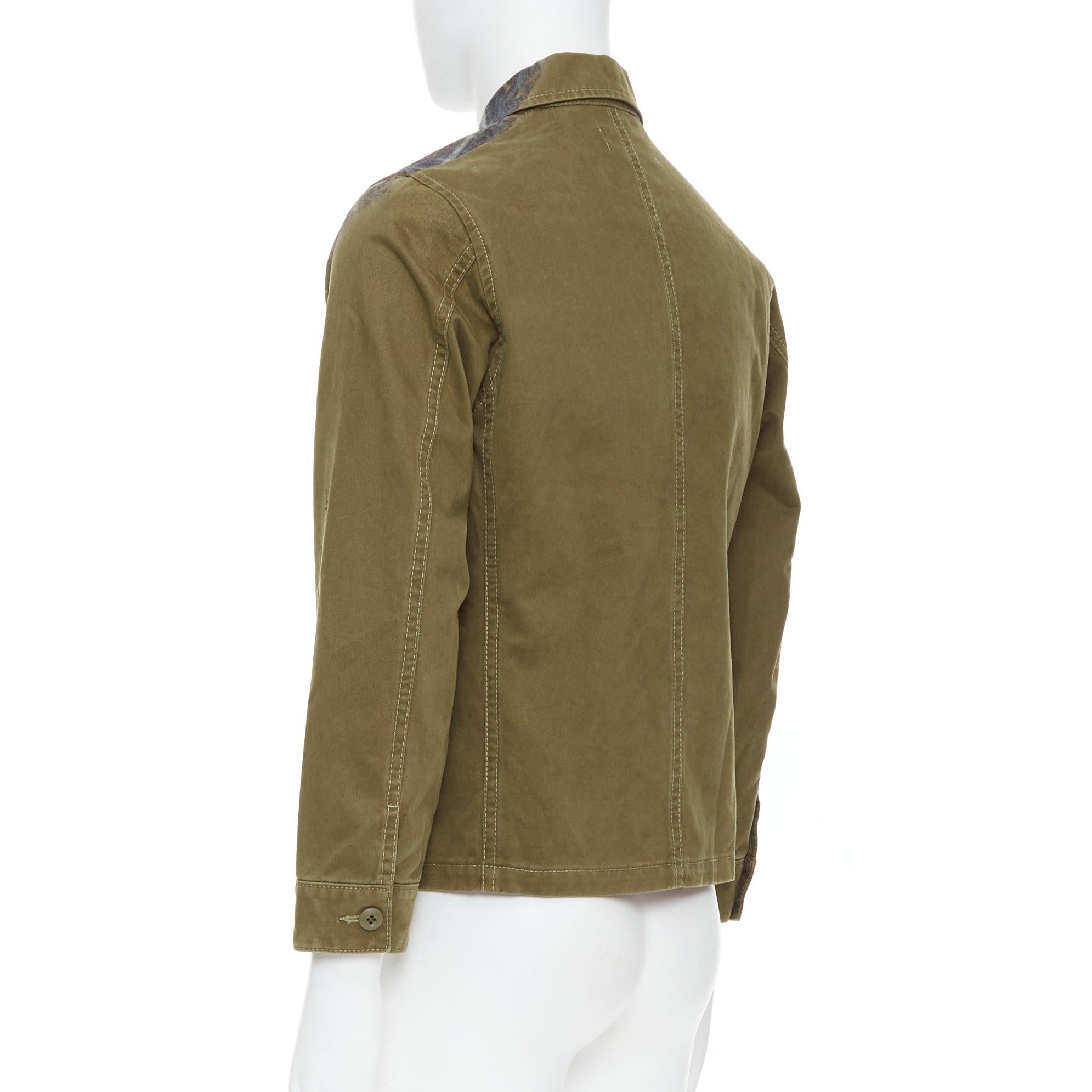 COMME DES GARCONS TRICOT 2013 Runway green check degrade