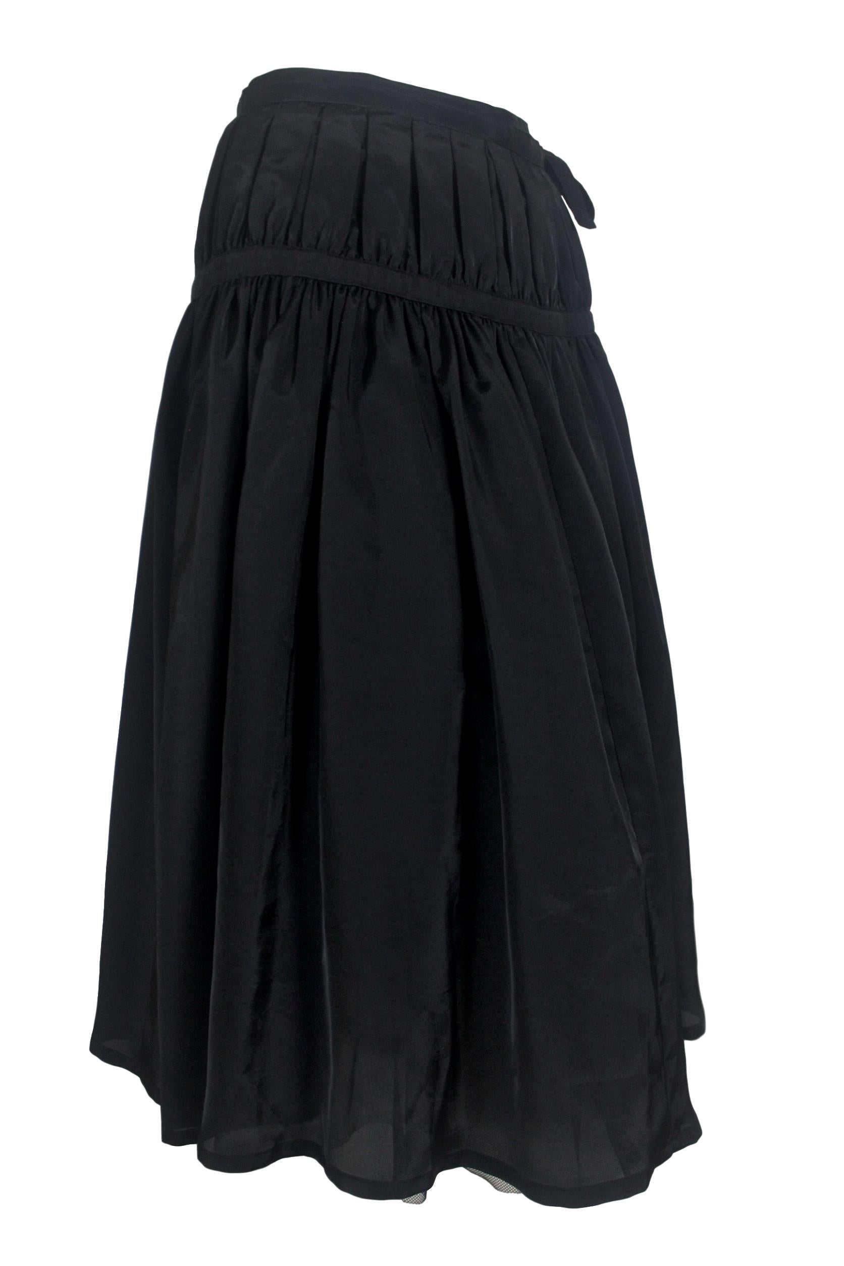 Comme des Garcons Tricot Double Layer Wrap Skirt 2007 For Sale 3