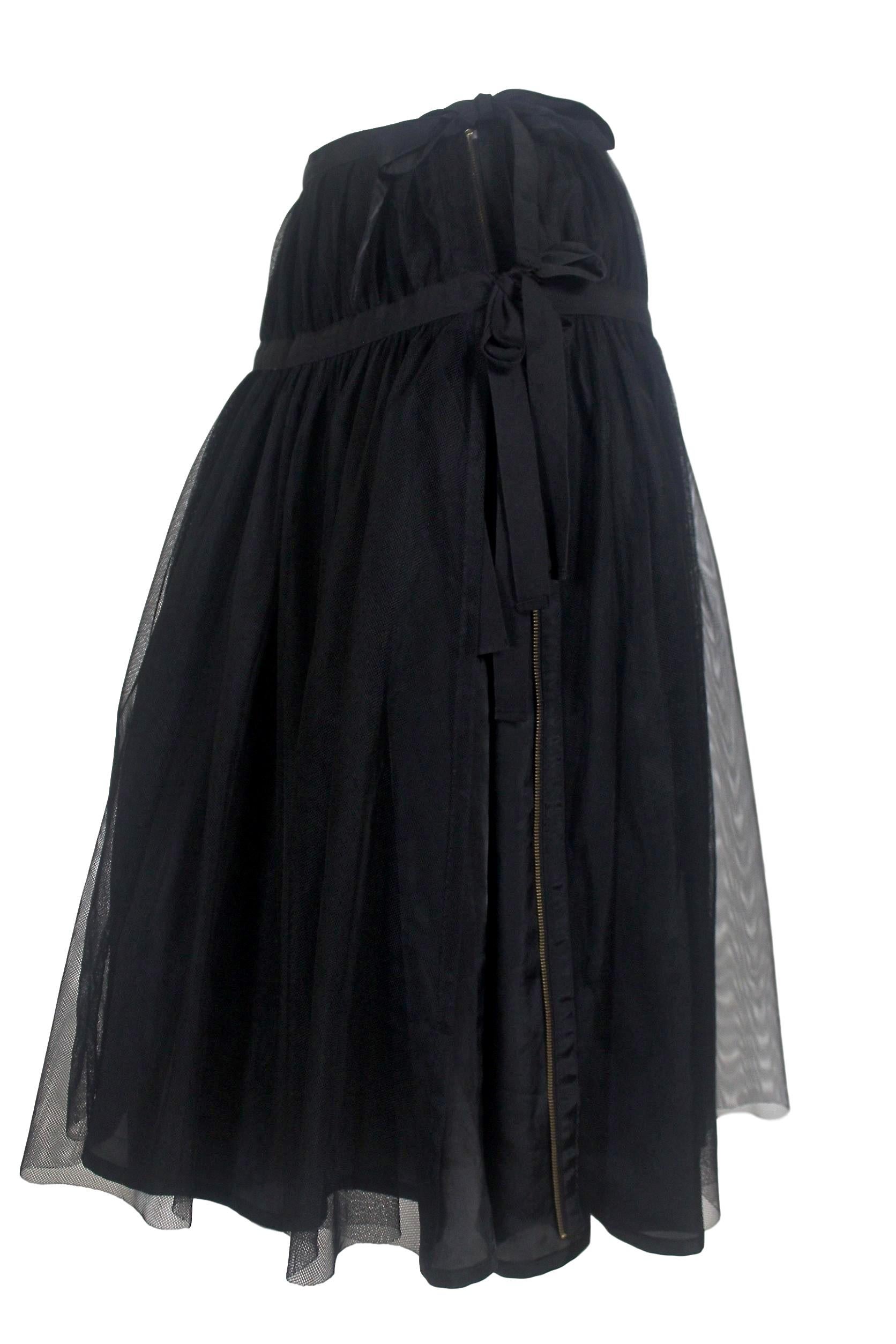 Comme des Garcons Tricot Double Layer Wrap Skirt 2007 For Sale 7