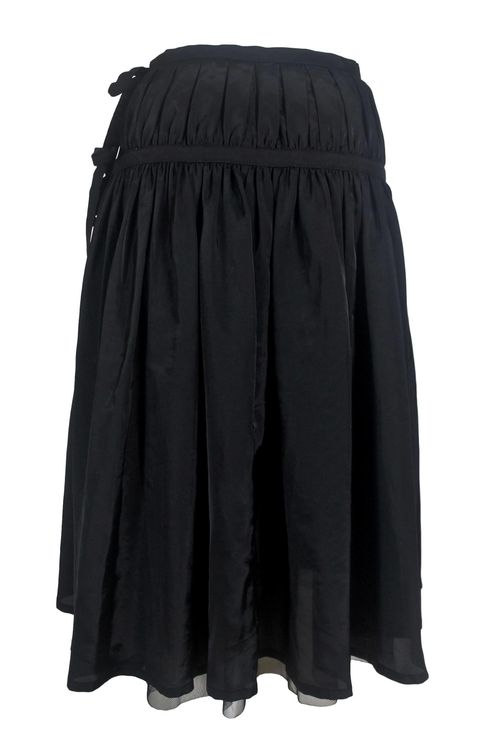 Comme des Garcons Tricot Double Layer Wrap Skirt 2007 For Sale 8