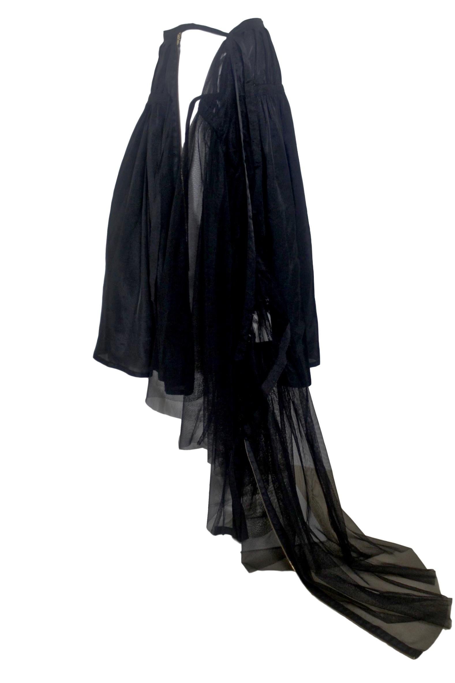 Comme des Garcons Tricot Double Layer Wrap Skirt 2007 For Sale 11