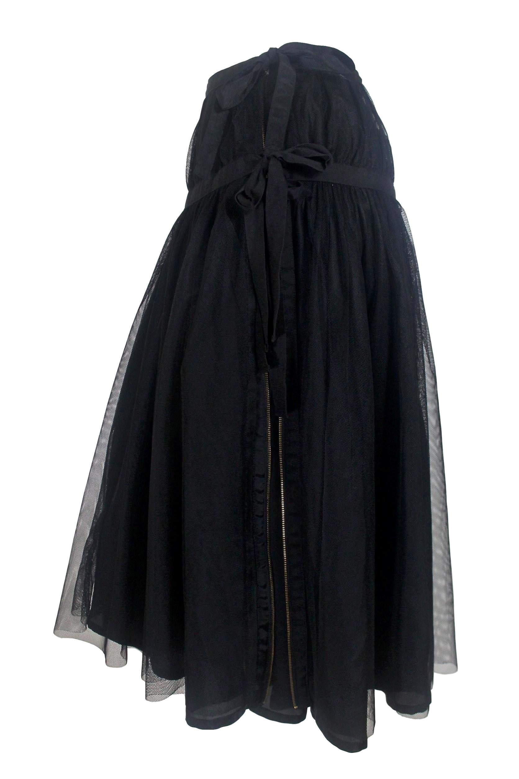 Comme des Garcons Tricot Double Layer Wrap Skirt 2007 For Sale 2