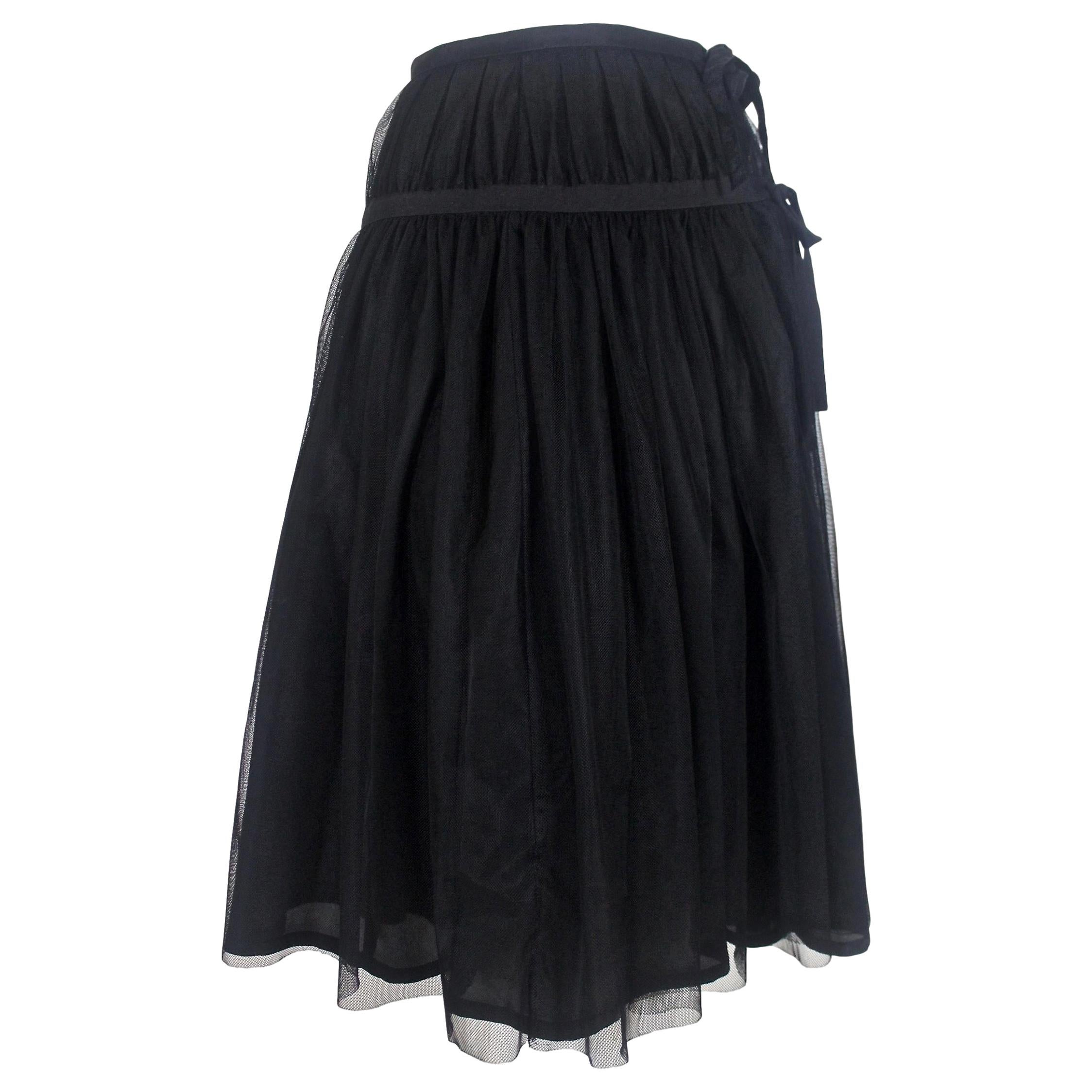 Comme des Garcons Tricot Double Layer Wrap Skirt 2007 For Sale