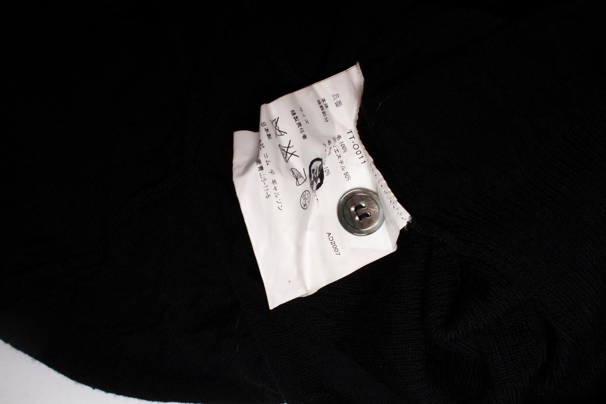 Black Comme des Garçons, Tricot dress For Sale