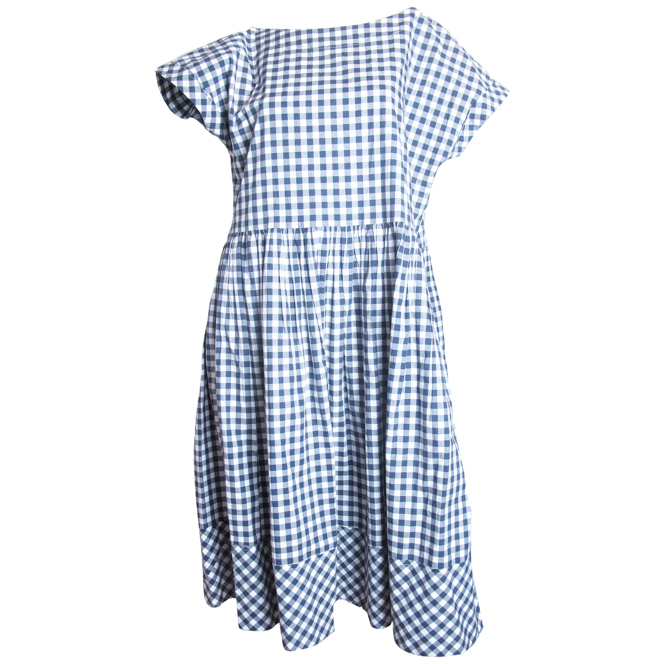 Comme des Garcons Tricot oversized gingham dress