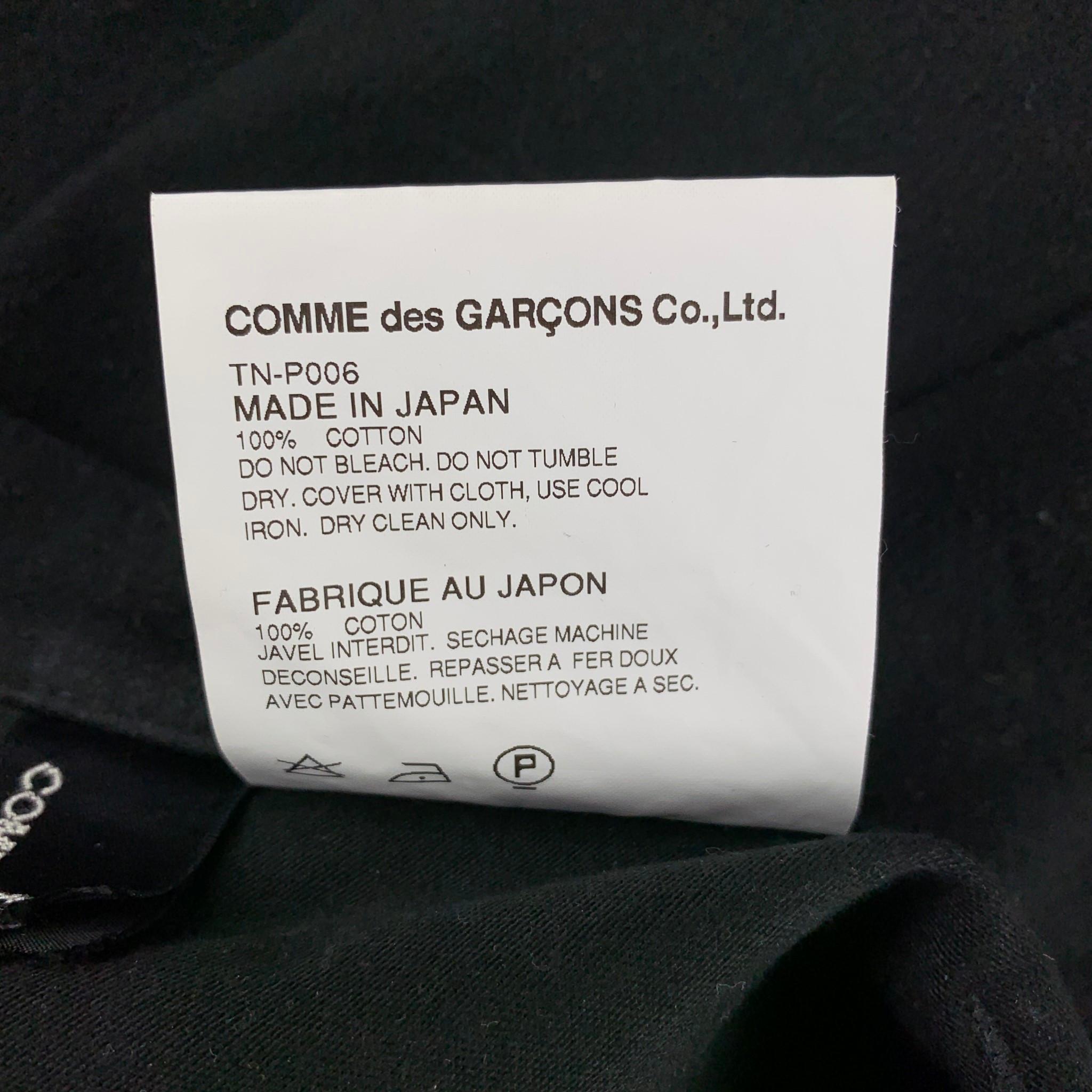 COMME des GARCONS TRICOT Size M Black Cotton Drop-Crotch Casual Pants In Good Condition In San Francisco, CA