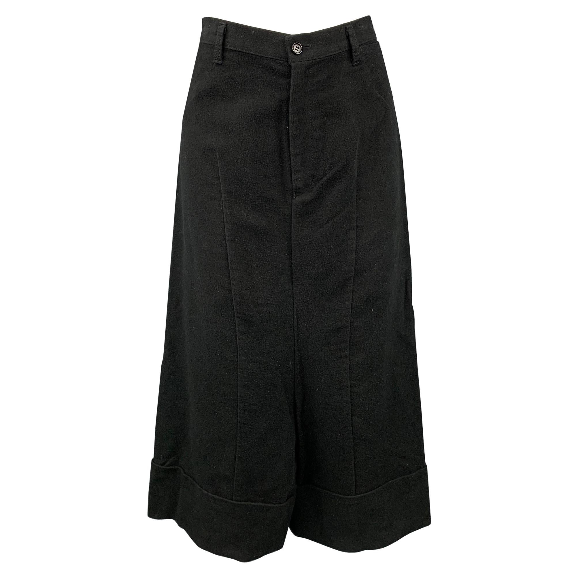 COMME des GARCONS TRICOT Size M Black Cotton Drop-Crotch Casual Pants