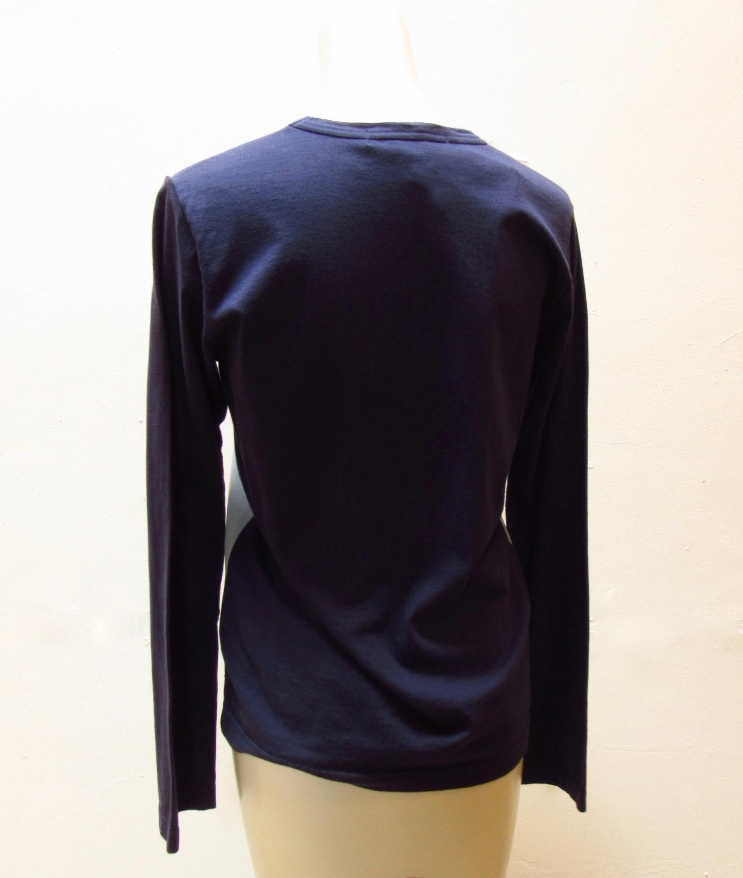 two tone long sleeve