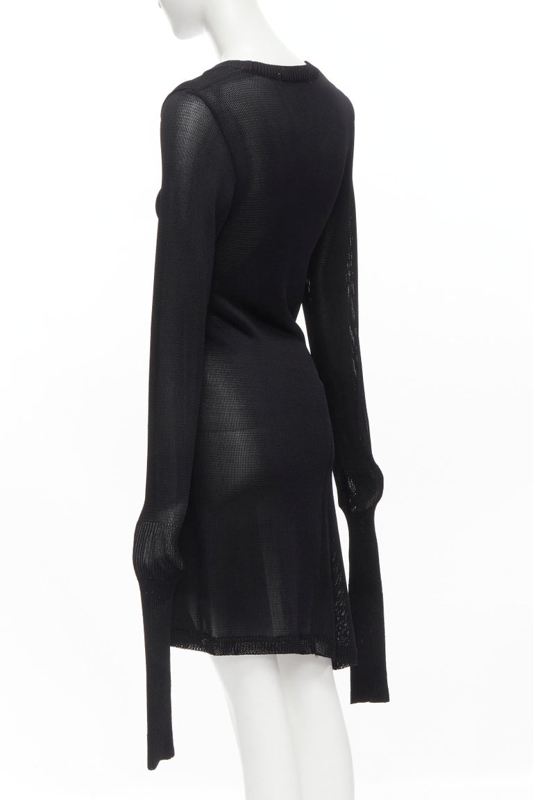 black leather mini dress Dessa Faux Size:US10 thanksgiving-dressing Black Halo Jackie O