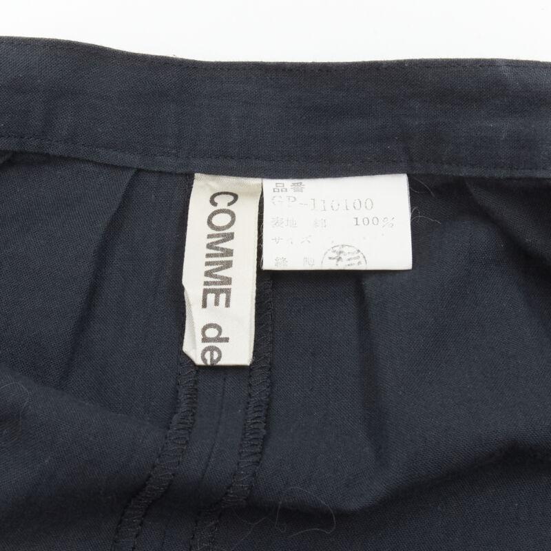 COMME DES GARCONS Vintage 1980er Jahre Hose mit doppelter Schleife und schlanker Taille S im Angebot 5