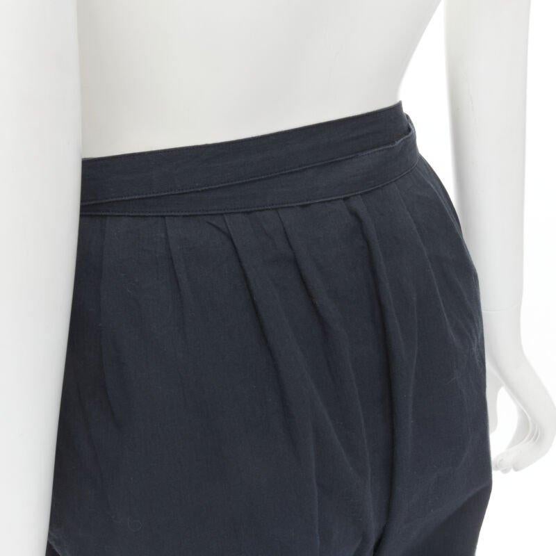 COMME DES GARCONS Vintage 1980er Jahre Hose mit doppelter Schleife und schlanker Taille S im Angebot 3