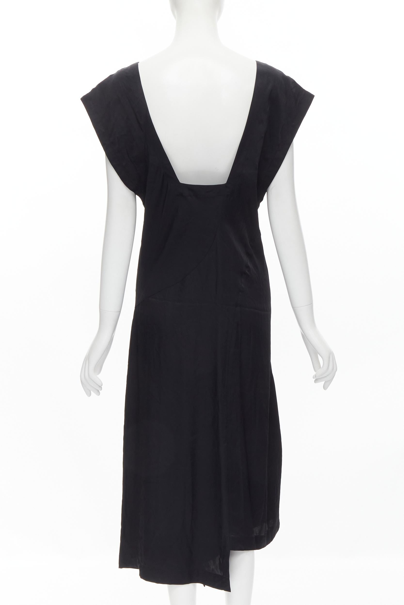 Women's COMME DES GARCONS Vintage 1980s square neck oversized bias cut dress For Sale