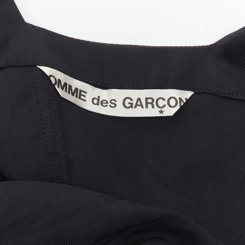 COMME DES GARCONS Vintage 1980s square neck oversized bias cut dress For Sale 4