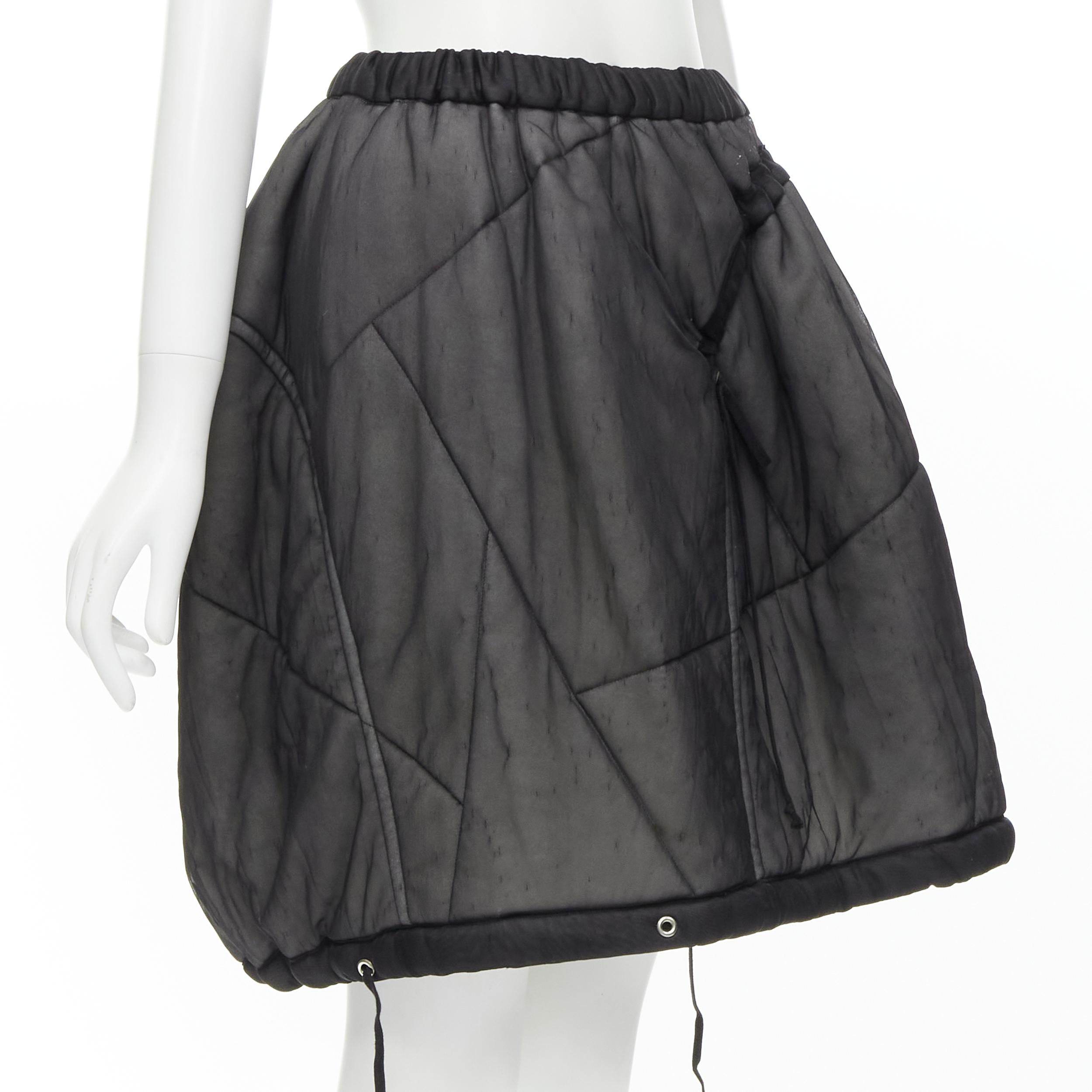 black poofy skirt