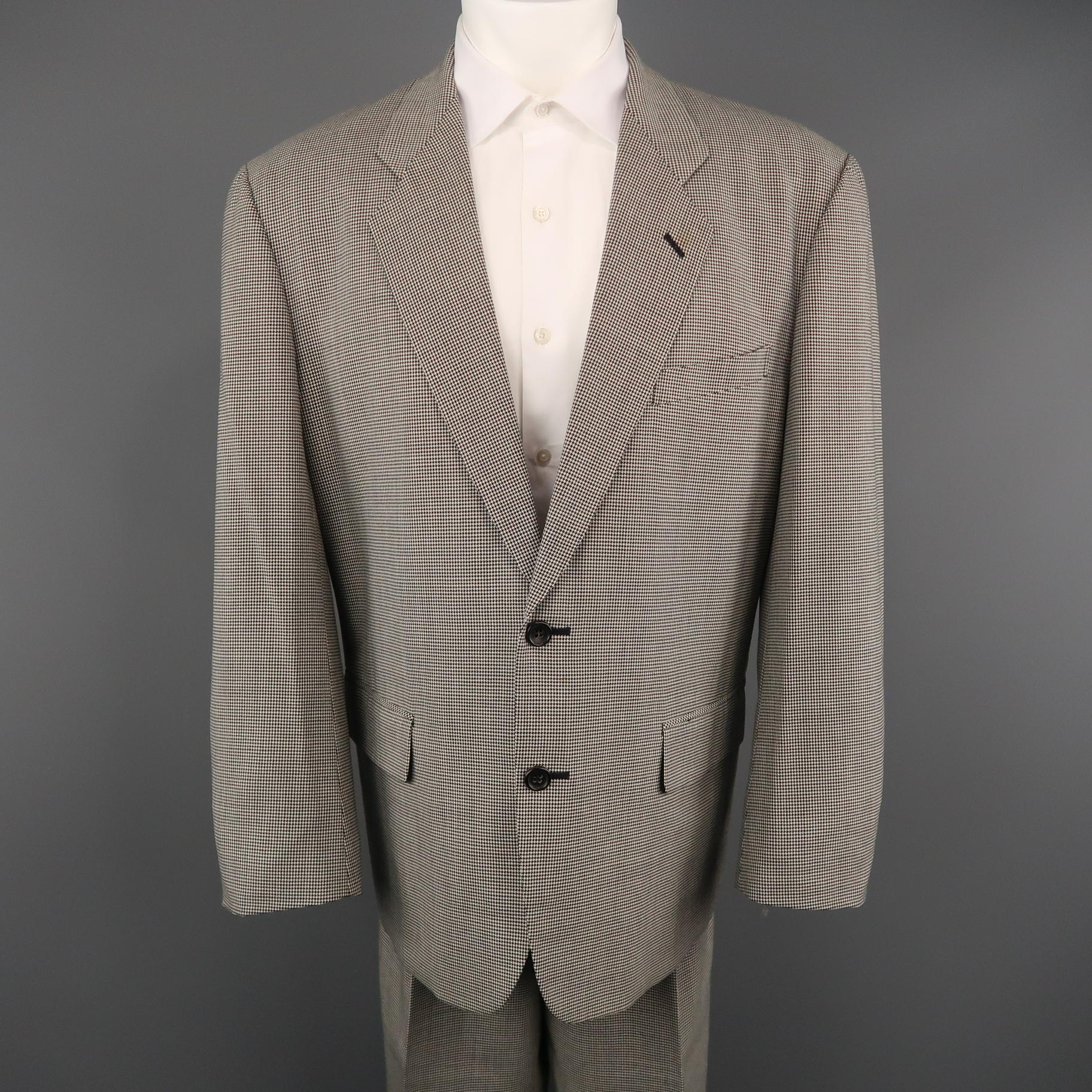 COMME des GARCONS Vintage houndstooth tailored jacket GJ-11020 Black x white M