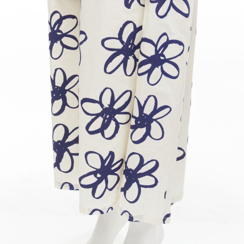 COMME DES GARCONS Vintage 1996 Runway blue purple velvet devour wrap dress M For Sale 4