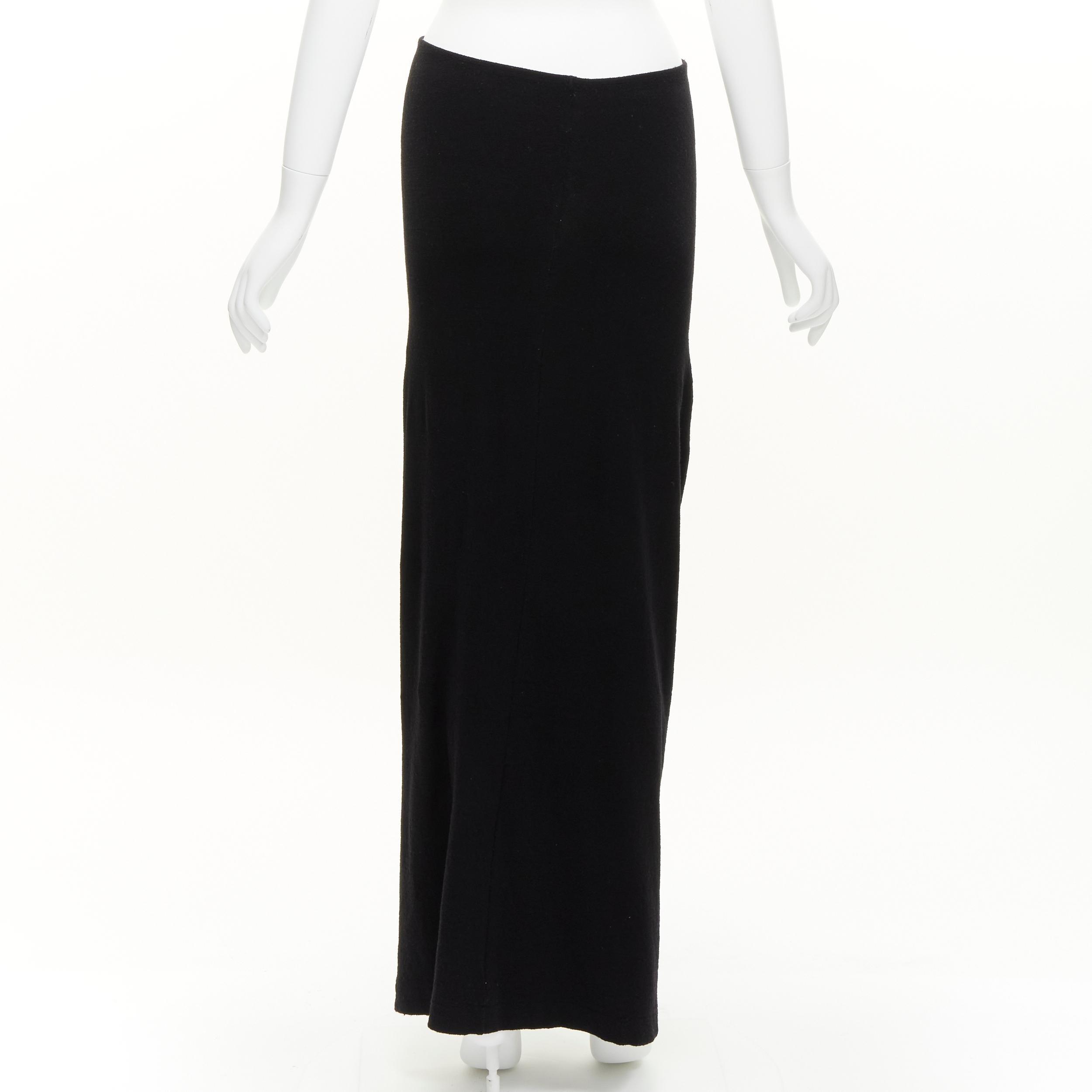 COMME DES GARCONS Vintage 1997 Lumps & Bumps red asymmetric top black skirt M For Sale 8