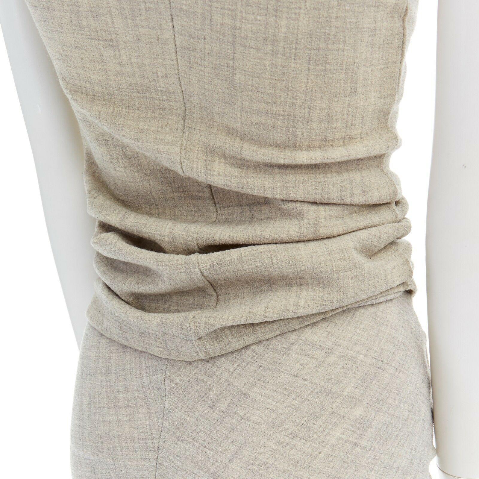 COMME DES GARCONS Vintage SS1997 Lumps & Bumps grey asymmetric top skirt M US6 5