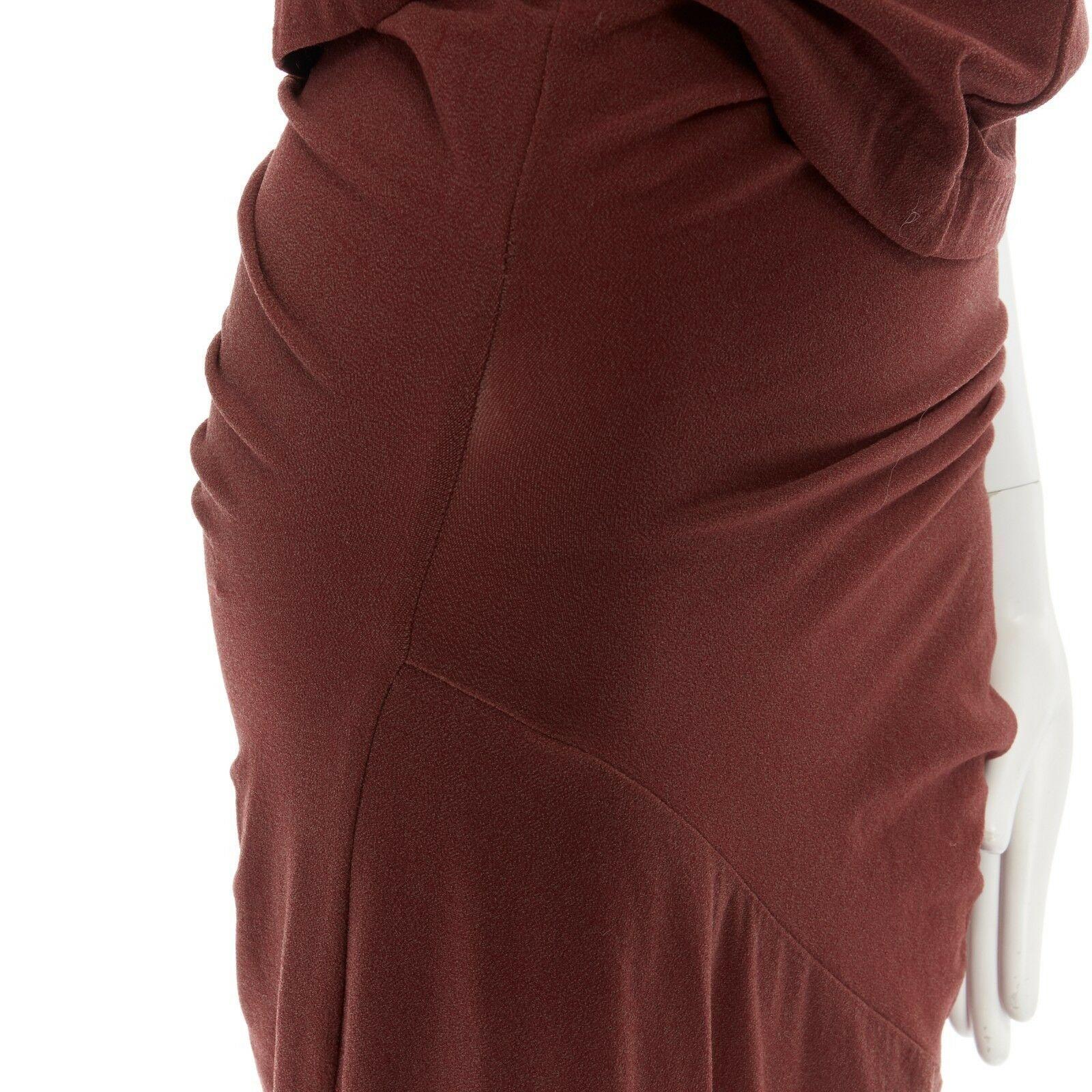 COMME DES GARCONS Vintage SS1997 Conjunto falda top asimétrico rojo M 5