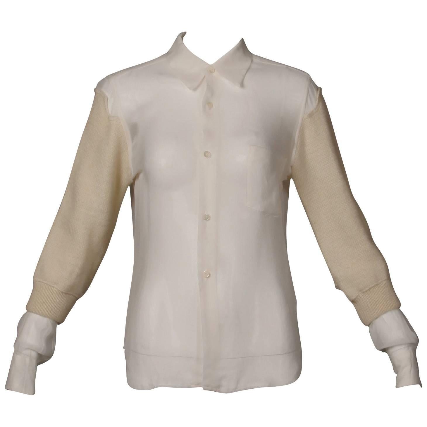 Vintage Comme des Garçons Blouses - 7 For Sale at 1stDibs | comme