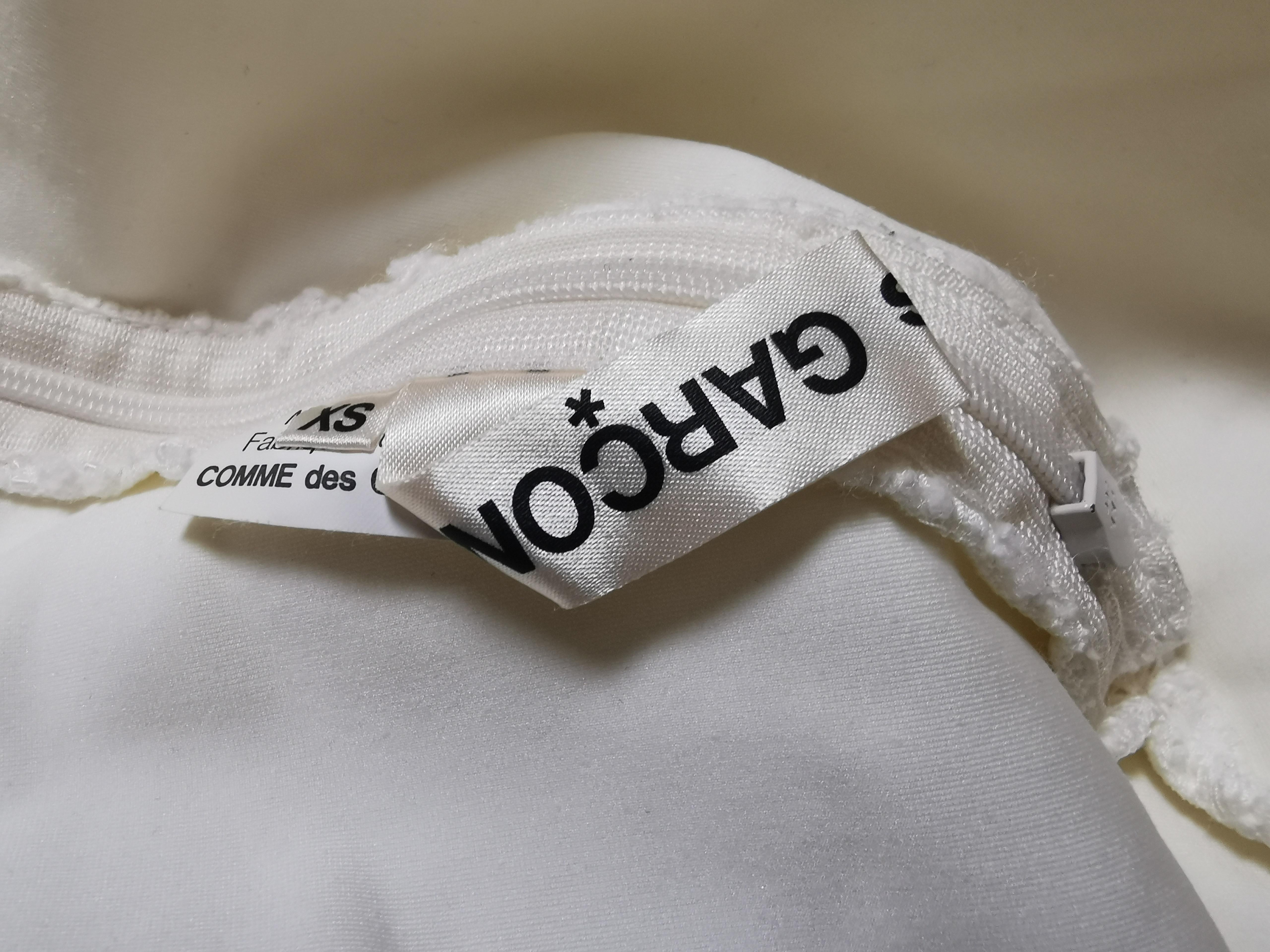 Comme Des Garcons White Drama Cowl Hooded Dress AD 2011 For Sale 14