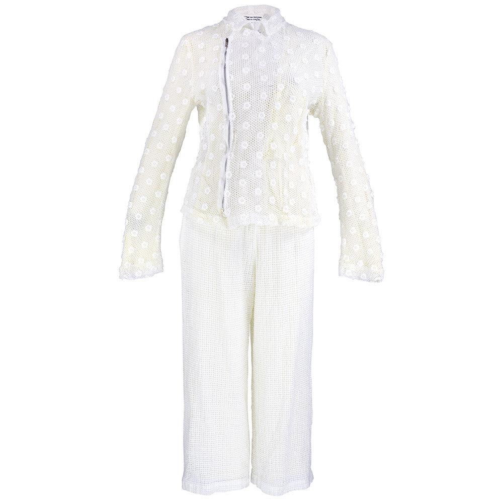 Conjunto de ojales blancos COMME DES GARCONS, Nuevo/viejo, 2004 en venta