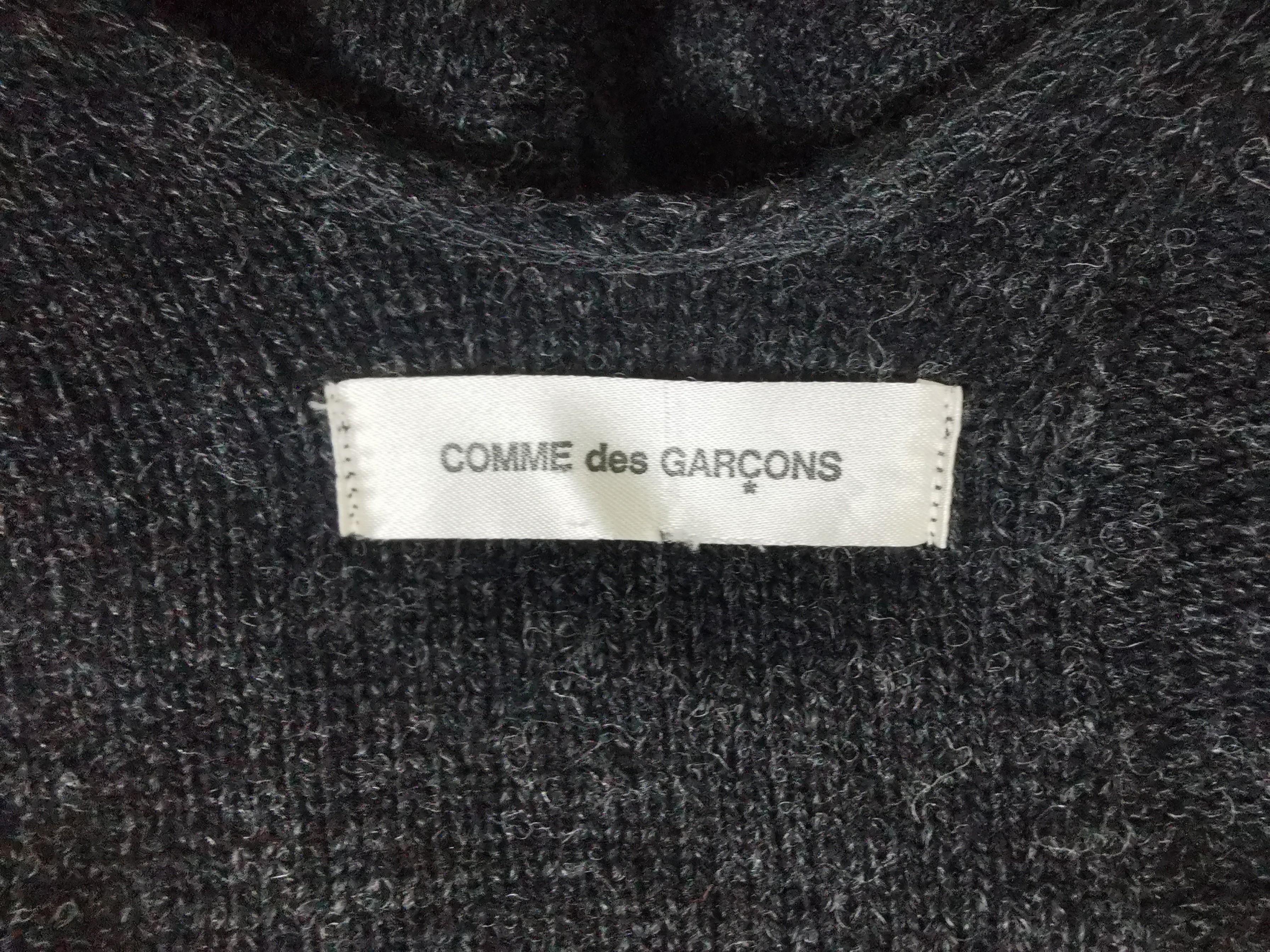 Comme Des Garcons Wool Knit Deformation Cardigan AD 2003 For Sale 15