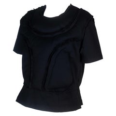 Comme des Garçons Wool Padded Black Top, 2010