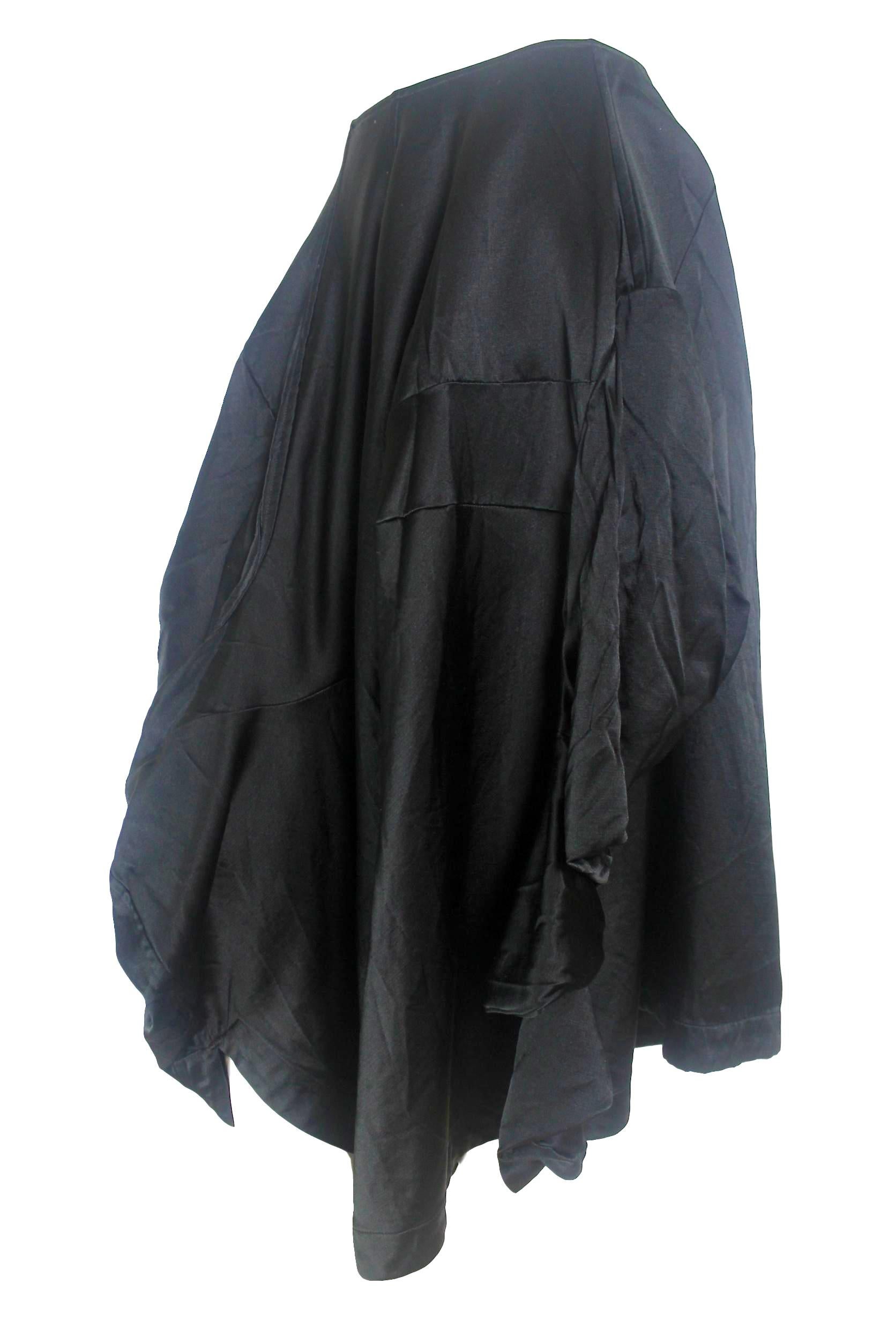 Comme des Garcons Wool/Silk Twisted Sleeve Skirt AD 2004 Dark Romance For Sale 9