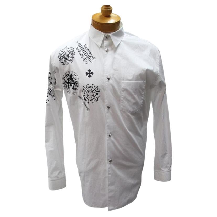 Comme Des Garcons X Chrome Hearts Motif Logo Button-down Shirt