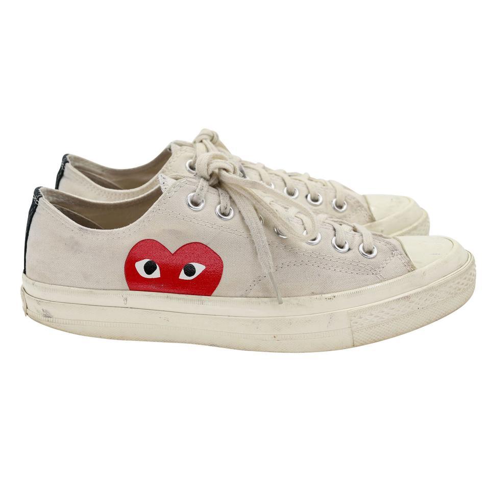 COMME des GARÇONS X Converse 8.5 Canvas Low-top Sneakers CG-S0805P-0012 In Good Condition For Sale In Downey, CA