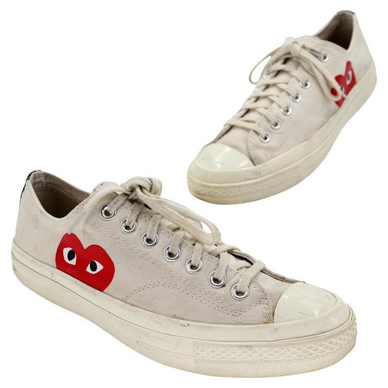 COMME des GARÇONS X Converse 8.5 Canvas Low-top Sneakers CG-S0805P-0012 For  Sale at 1stDibs | cg converse, cg sneakers, converse sdg cp
