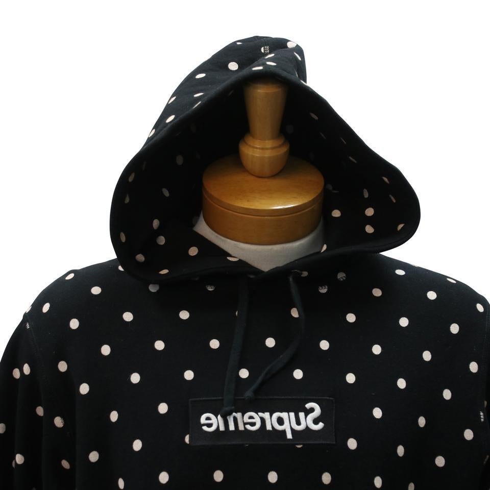 Comme des garcons store supreme polka dot hoodie