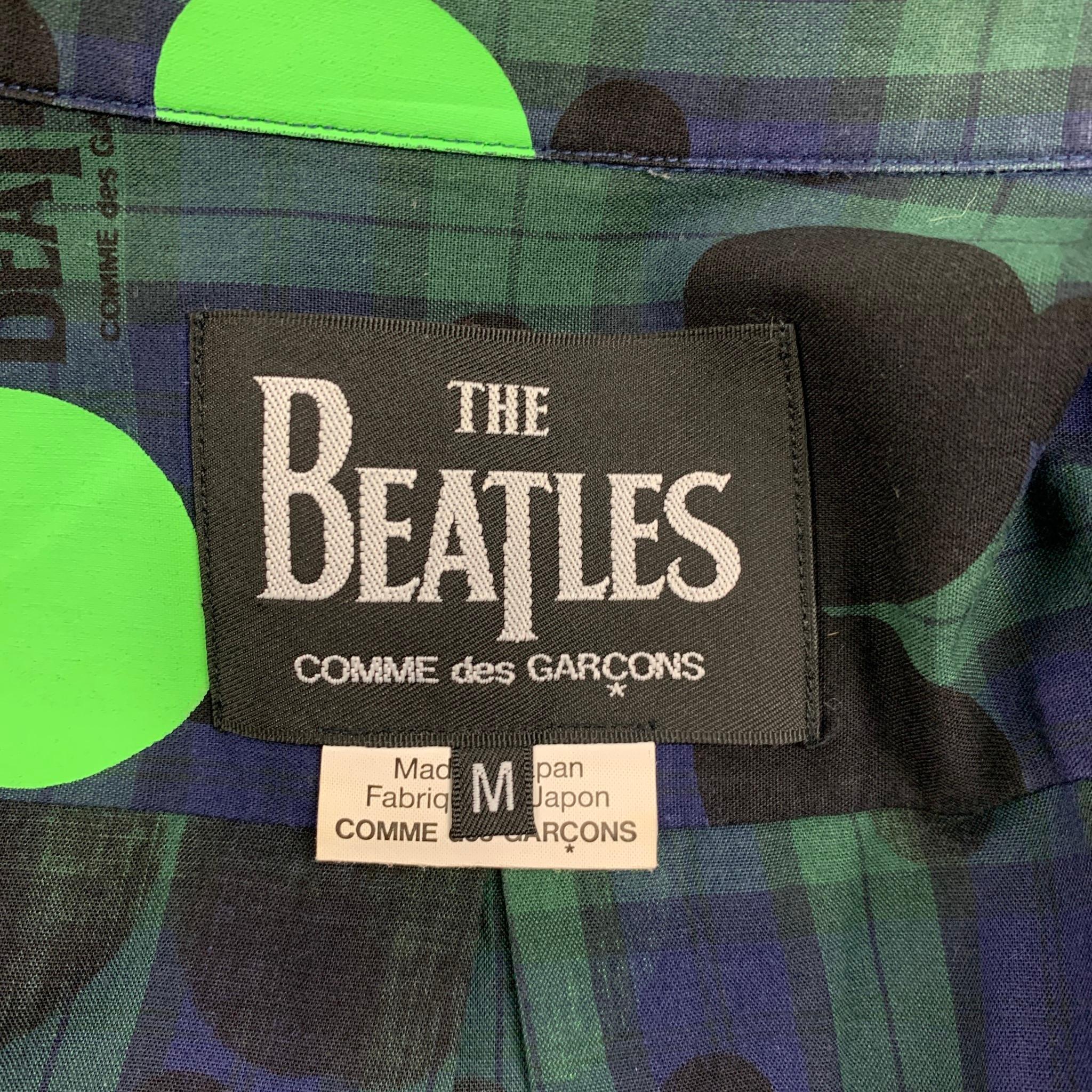 cdg button up shirt