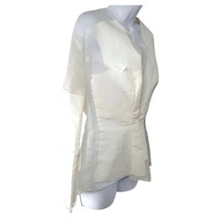 CommeDesGarcons 1997 AdultPunk AppliqueSilk TransparentOrganza & Tulle Pullover