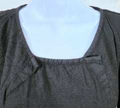 CommeDesGarcons FW 1996 Blusa entallada asimétrica con pliegues de lana ligera