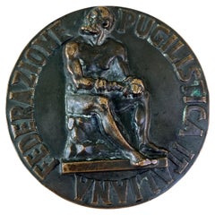 Commemorative Italian Boxing Federation Medallion