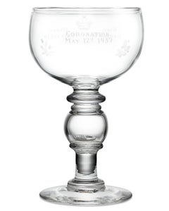 Commemorative King George VI and Queen Elizabeth Coronation Goblet