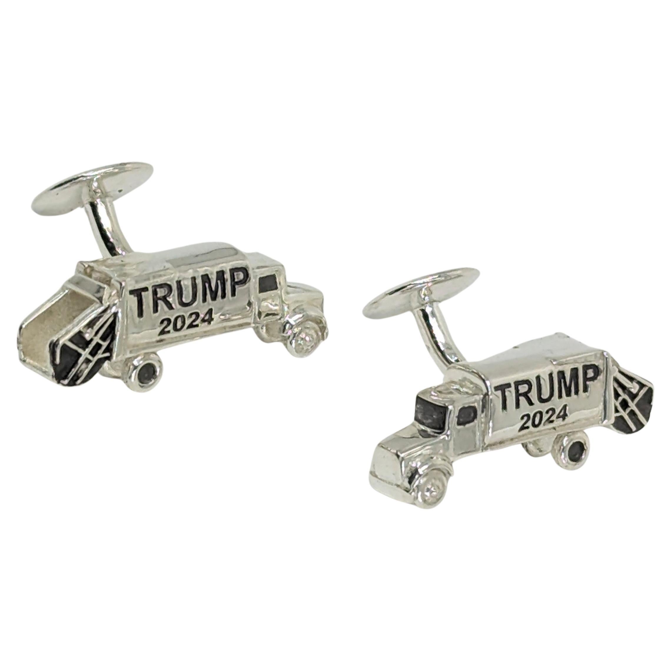 Boutons de manchette commémoratifs Trump 2024