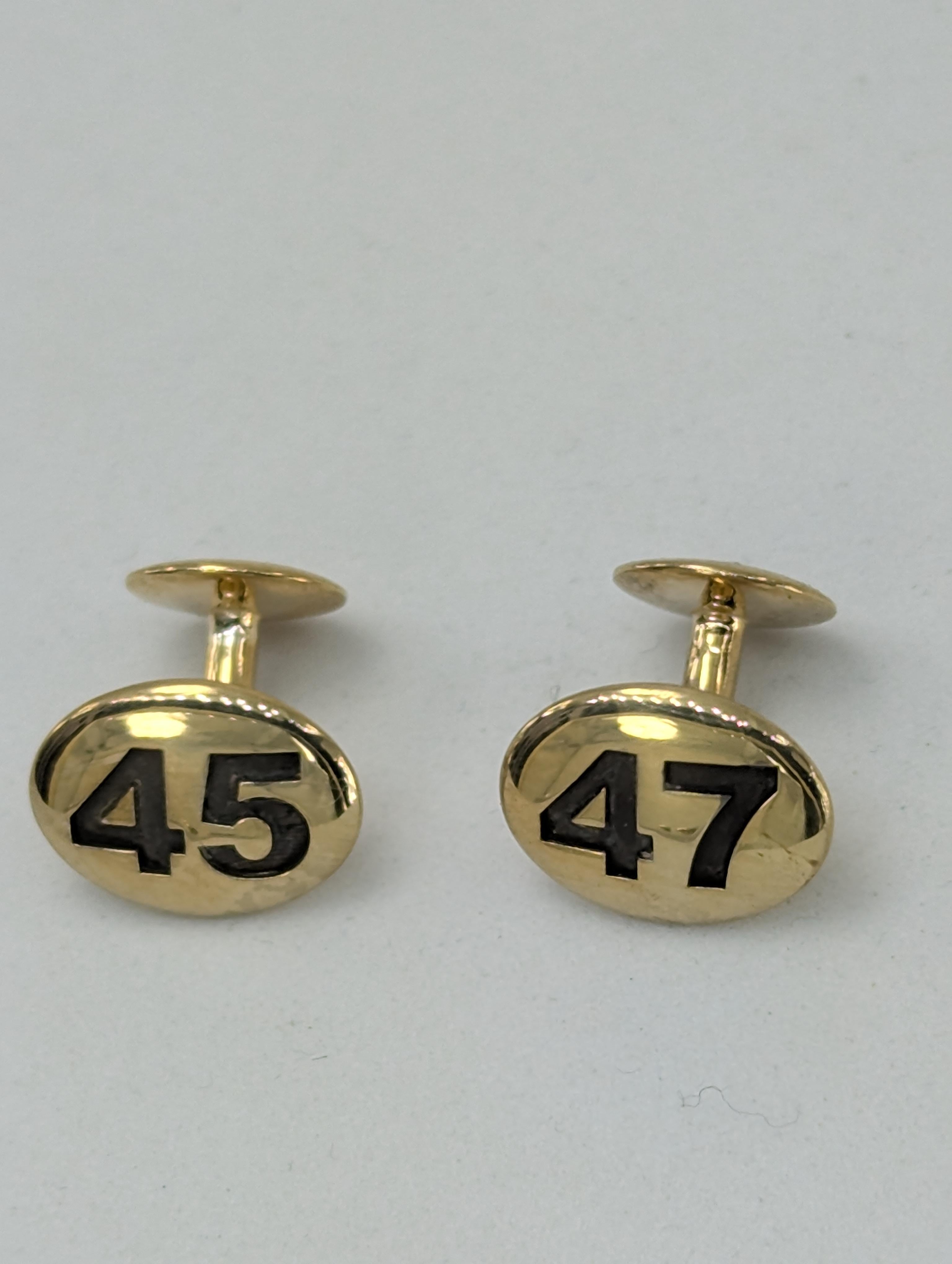 Commemorative Trump 45th and 47th President Cufflinks , Thomas Kurilla creates the Big ,Bold and graphic 45 & 47 for a stylish comeback! For all of you who have been a deplorable or have been trashed, you are welcome here! Celebrate the 47th
