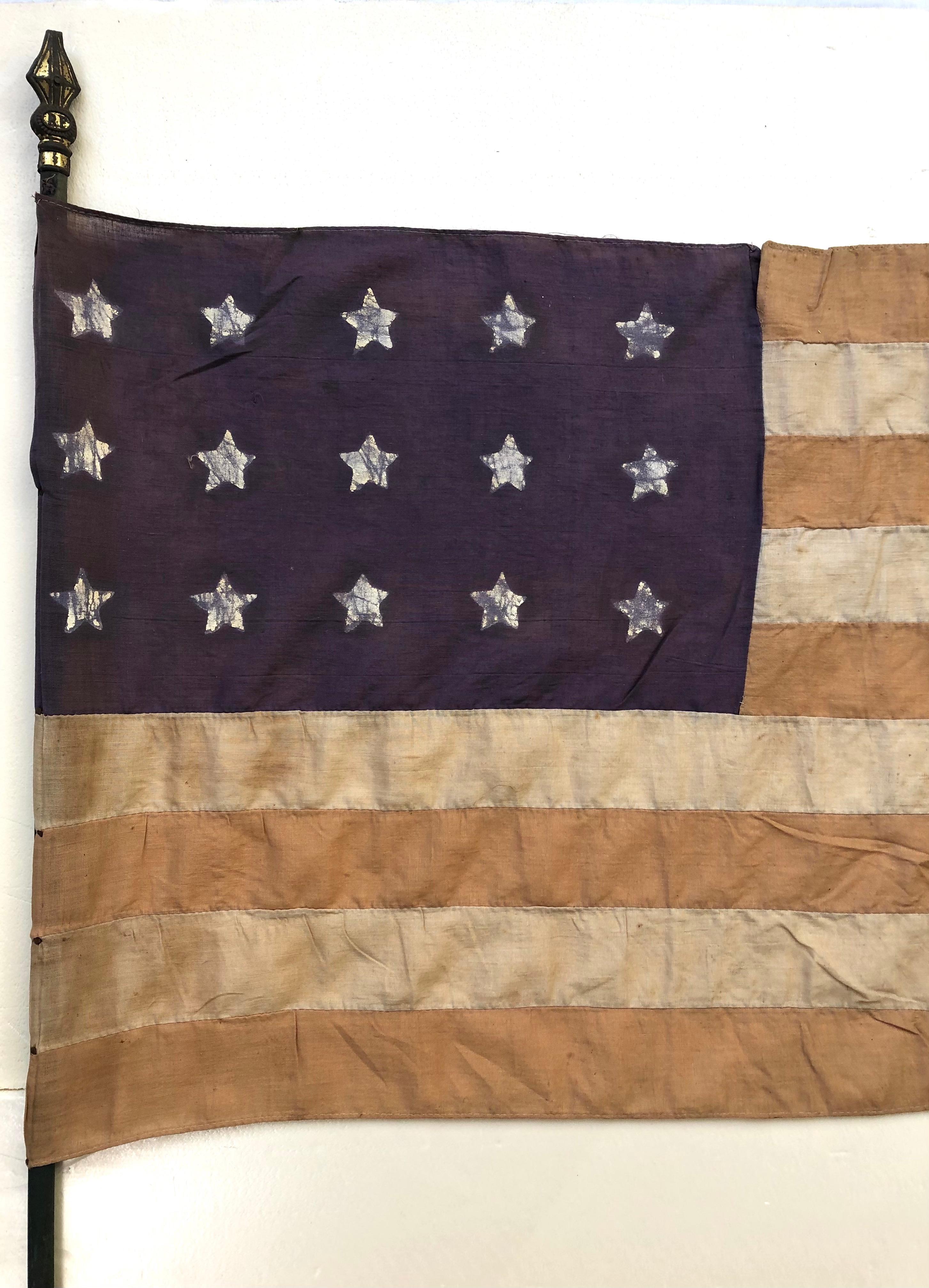 Commemorative WWII French Liberation Day American Flag In Good Condition In Miami, FL