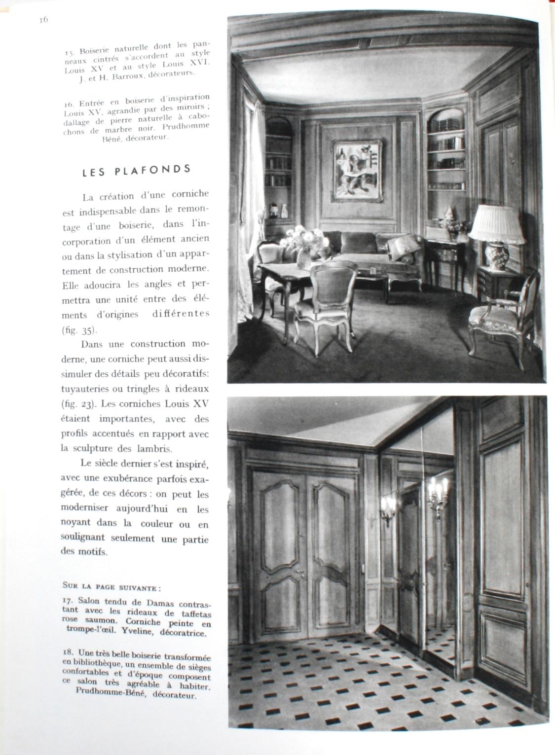 Mid-20th Century Comment Installer Son Interieur en Regence ou Louis XV, First Edition For Sale