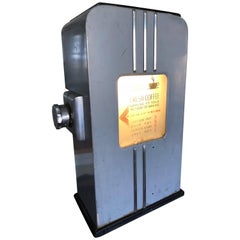 Vintage Commercial, Industrial Working Early Market Coffee Grinder with Light-Up Display