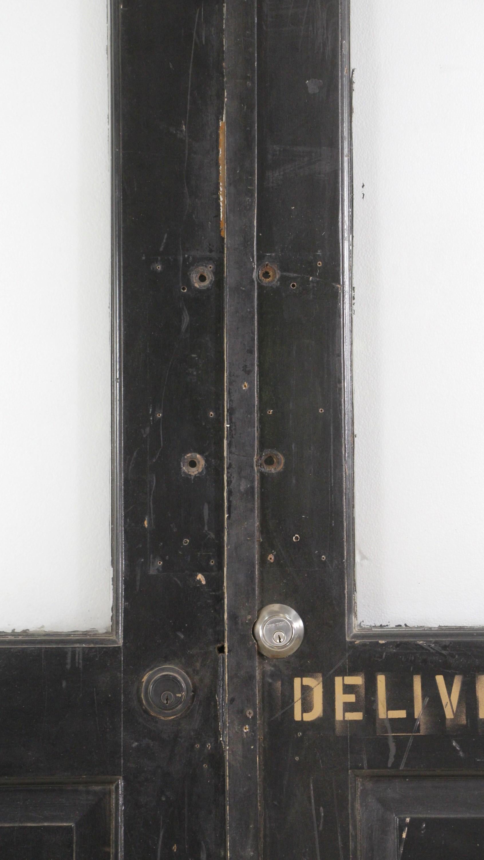 commercial entry double door wood