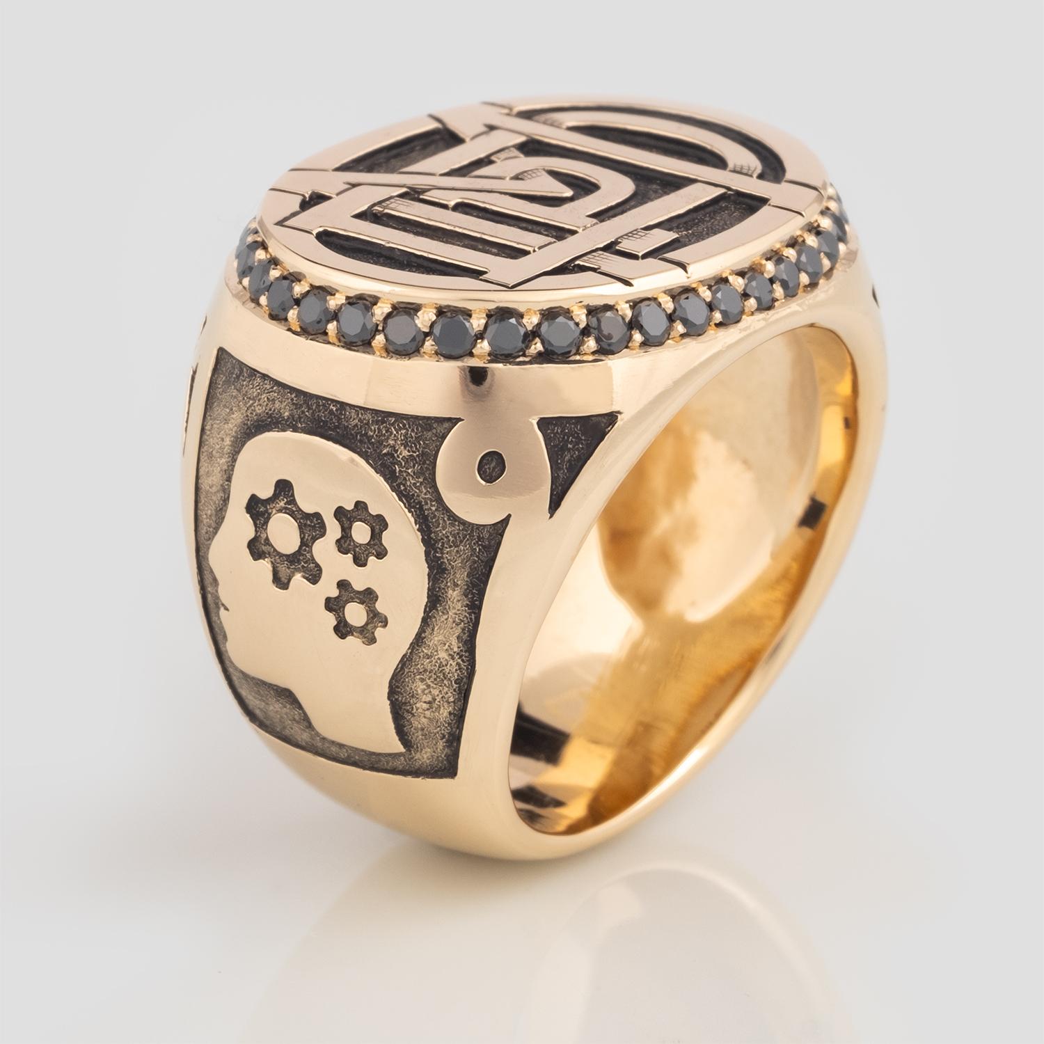 For Sale:  Commission a Personalized Monogram Signet Ring 4