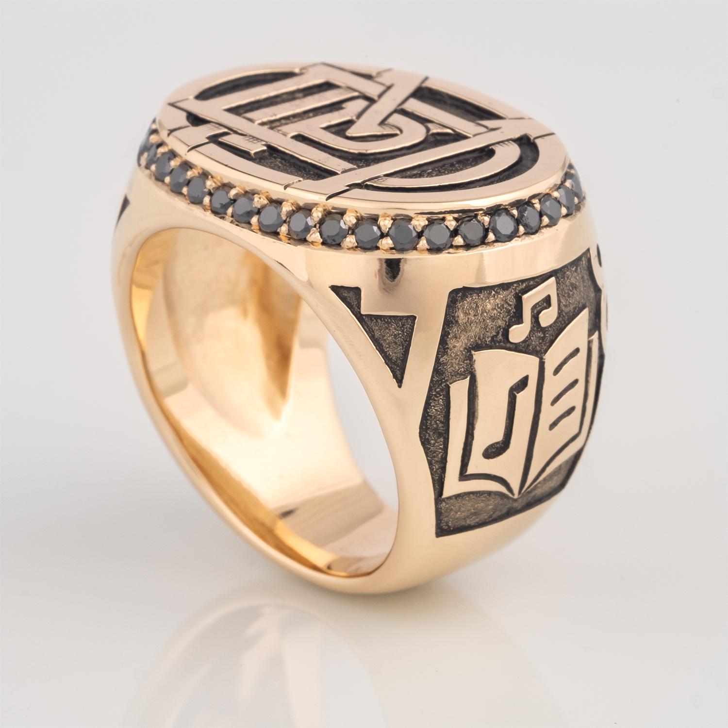 For Sale:  Commission a Personalized Monogram Signet Ring 5