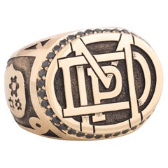 Commission a Personally Designed Monogram for an Engraved Signet Ring