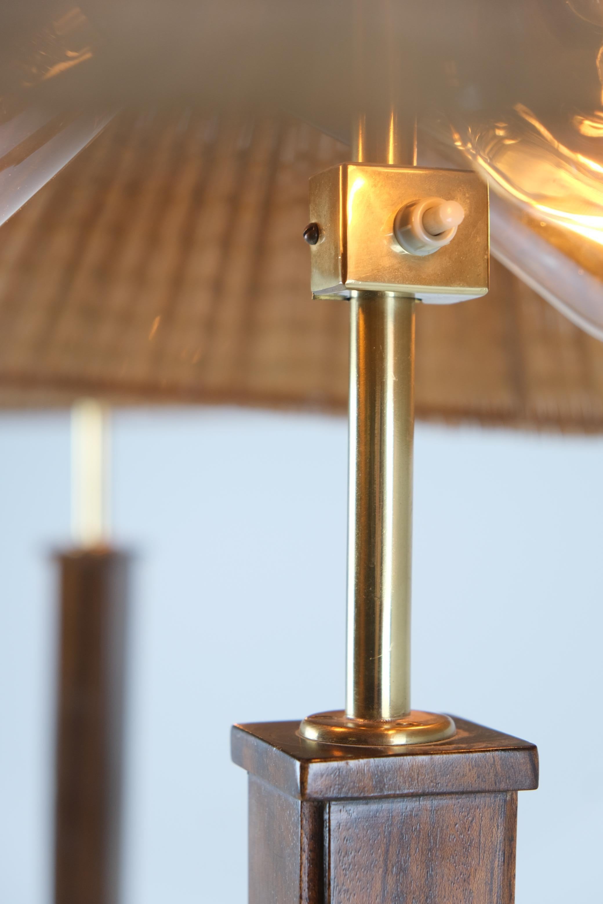 Commissioned Pair of Paavo Tynell / Paul Boman 1948 floor lamps, Taito 1940s For Sale 1