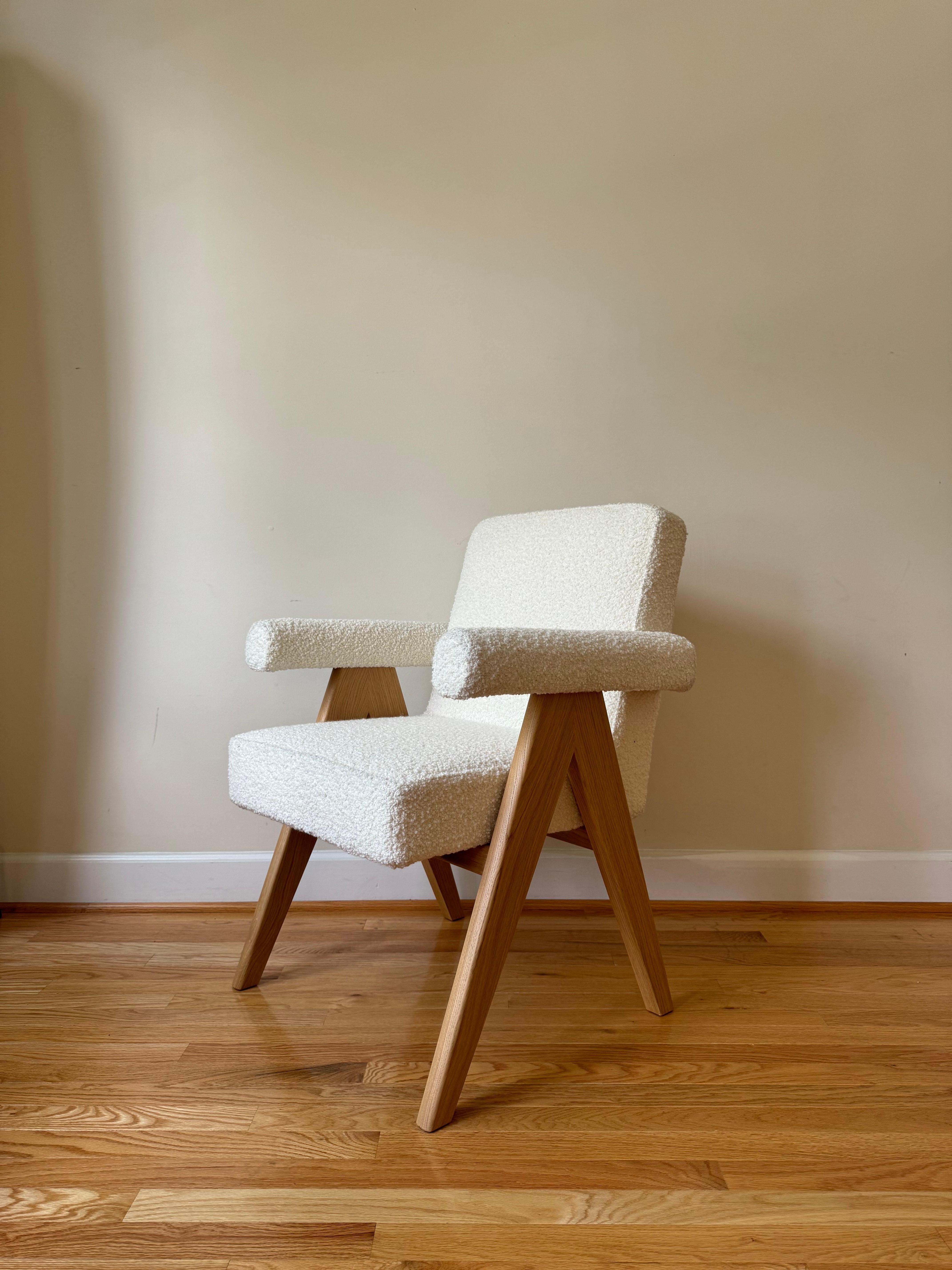 In the early 1950s Pierre Jeanneret began a new project at Chandigarh, in India, at the invitation of his cousin Le Corbusier, then at work on a groundbreaking architectural program there. 

When Le Corbusier opted out halfway through, Jeanneret